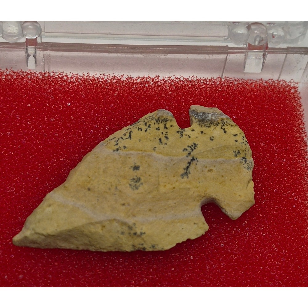 GeoCentral Dendritic Jasper Arrowhead Handmade Mexico Contemporary Stone Point